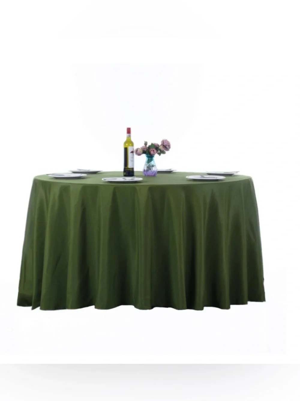 120” ROUND Tablecloth (2-pack)  - WILLOW